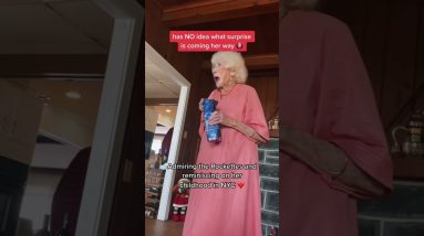 TikTok User Surprises Grandma in Emotional Video | What’s Trending in Seconds | #shorts