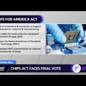 CHIPS Act passes preliminary Senate vote, awaits final vote in Congress