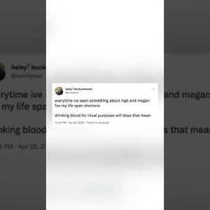 The Internet Reacts To Megan Fox Saying She Drinks MGK's Blood | What's Trending In Seconds |#Shorts