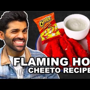 I Ate Nothing But Flaming Hot Cheetos Recipes for 24 Hours  | What's Trending | Trend Trials