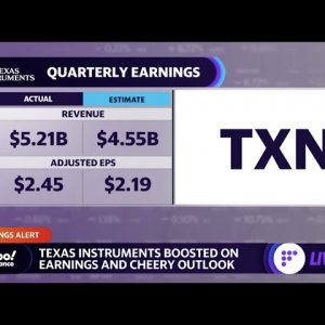 Texas Instruments earnings top estimates, stock rises premarket