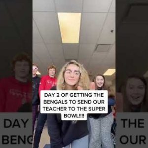 Bengals Fan Is Going To The Super Bowl Thanks To Her Students | What's Trending In Seconds | #Shorts
