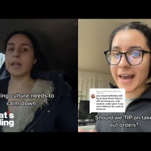 TikTok User REFUSES to Tip Drive-Thru Workers | What's Trending Explained