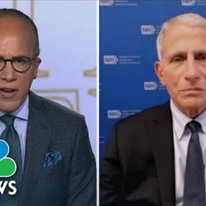 Dr. Fauci Believes That Biden Will Do ‘Fine’ After Positive Covid-19 Diagnosis