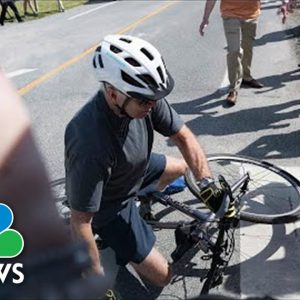 WATCH: Biden Bounces Back After Bike Fall During Delaware Beach Ride