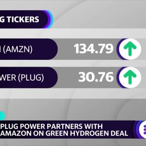 Amazon, Plug Power stocks rise on green hydrogen deal