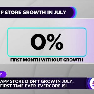 Apple App Store sees no growth in July for first time ever