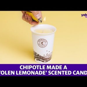 Chipotle knows you steal lemonade and is selling a candle to prove it