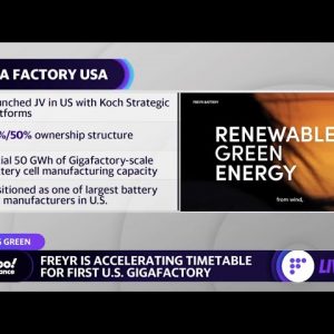 Clean energy: Demand for batteries ‘is quite strong,’ Freyr CEO says