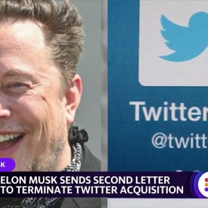 Elon Musk letter cites additional reasons to break Twitter deal