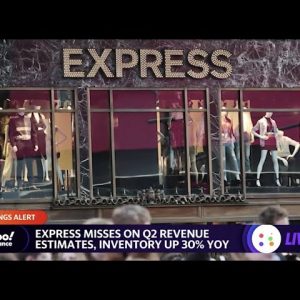Express reports mixed earnings, inventory challenges