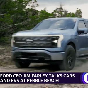 Ford CEO Jim Farley talks cars and EVs at Pebble Beach