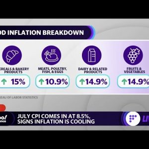 Inflation: Grocery costs jumped 13.1% in July