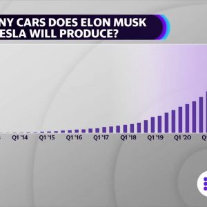 Tesla CEO Elon Musk predicts the EV maker will produce 100 million cars in 10 years