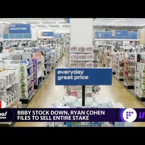 Bed Bath & Beyond stock down amid investor Ryan Cohen’s decision to sell entire stake