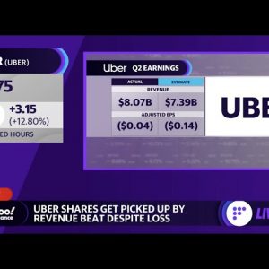 Uber stock jumps premarket on revenue beat, earnings loss
