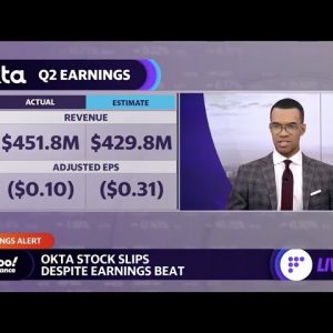 Okta stock dips lower despite earnings beat