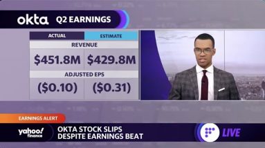 Okta stock dips lower despite earnings beat