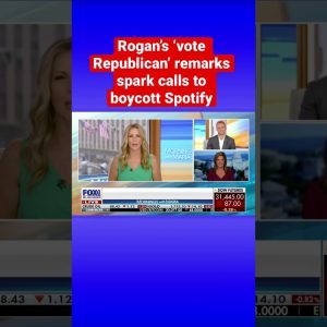 Joe Rogan’s ‘vote Republican’ comments spark Spotify backlash, boycott calls #shorts