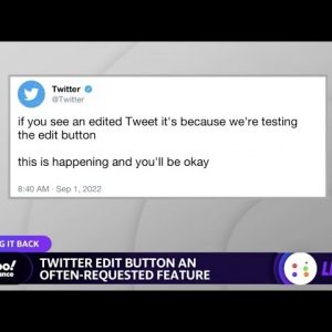 Twitter tests edit button feature