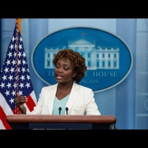 LIVE: White House Press Secretary Karine Jean-Pierre holds regular briefing