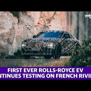 EV Rolls-Royce Spectre hits the streets of the French Riviera