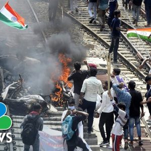 Trains Set Ablaze In Protests Against India’s Military Recruitment Changes