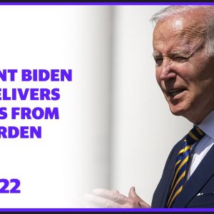 LIVE: President Biden delivers remarks from the White House Rose Garden