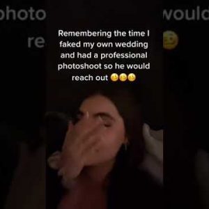 Woman Fakes Wedding to Get Text From Ex | What’s Trending in Seconds | #shorts