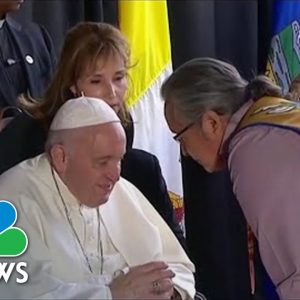 Pope Lands In Canada, Apologizing For The Church’s Indigenous Abuse