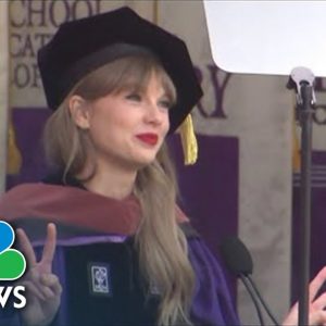 Taylor Swift Delivers NYU '22 Commencement Speech: 'Cringe Is Unavoidable'
