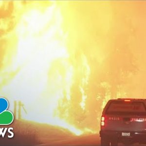 Wildfire Explodes Near Yosemite National Park