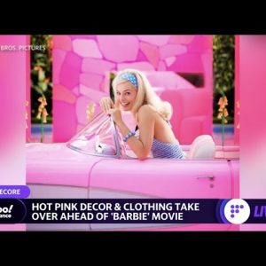 'Barbie' movie release sparks pink fashion and decor trends