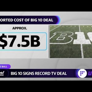 Big 10 signs 7-year $7.5 billion deal with CBS, NBC, and Fox
