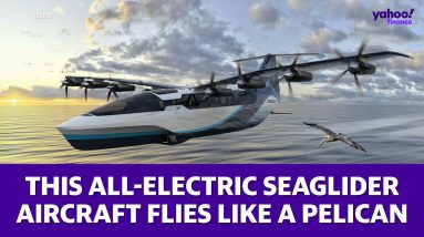 Glide over waves in this electric ‘pelican’ of the future