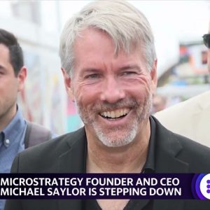 MicroStrategy CEO Michael Saylor is stepping down after bitcoin losses