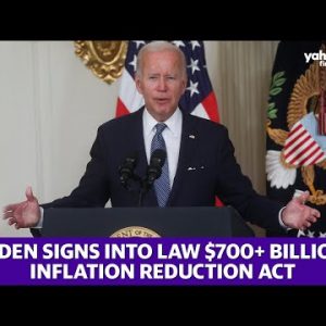 President Biden signs $700+ billion Inflation Reduction Act into law